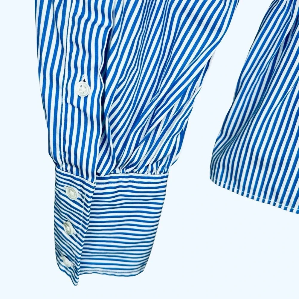 POLO Ralph‎ Lauren Striped Peplum Blouse – Size XS